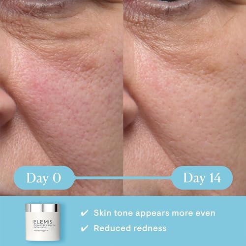 Elemis Dynamic Resurfacing Facial Pads – Tri-Enzyme Exfoliator, 60 Count