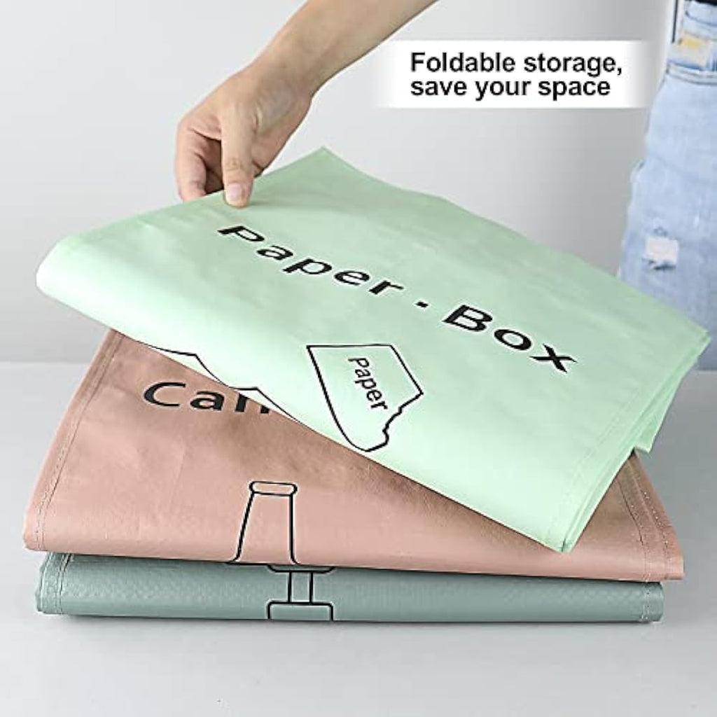 Jolof Store Recycling Bags | 3-Pack Waterproof Woven Waste Bins