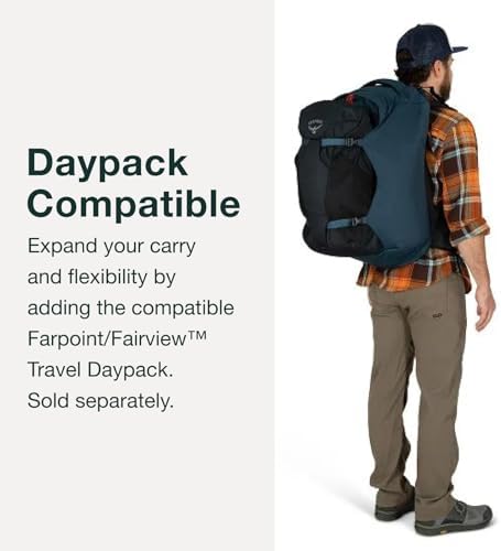 Osprey Farpoint Men's Travel Backpack | Durable Carry-On Hiking Pack