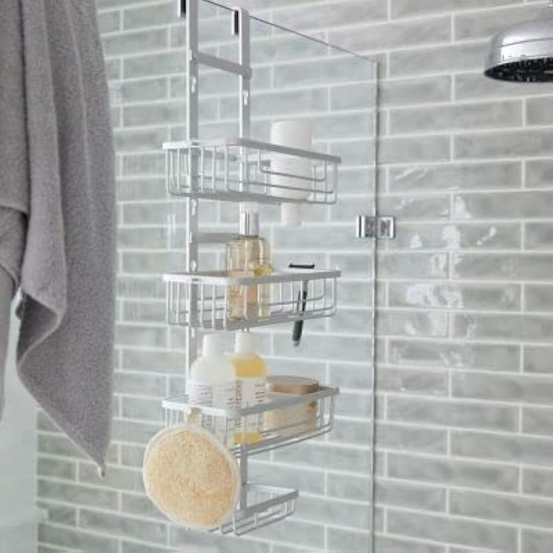 Jolof Store Rustproof Aluminium Adjustable Bath & Shower Caddy
