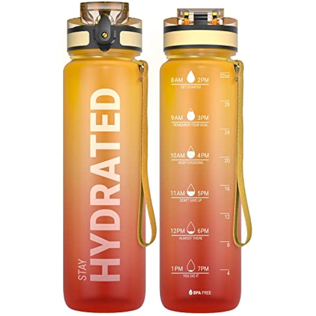 Sahara Sailor Motivational Water Bottle | 1L Tritan BPA Free Leakproof