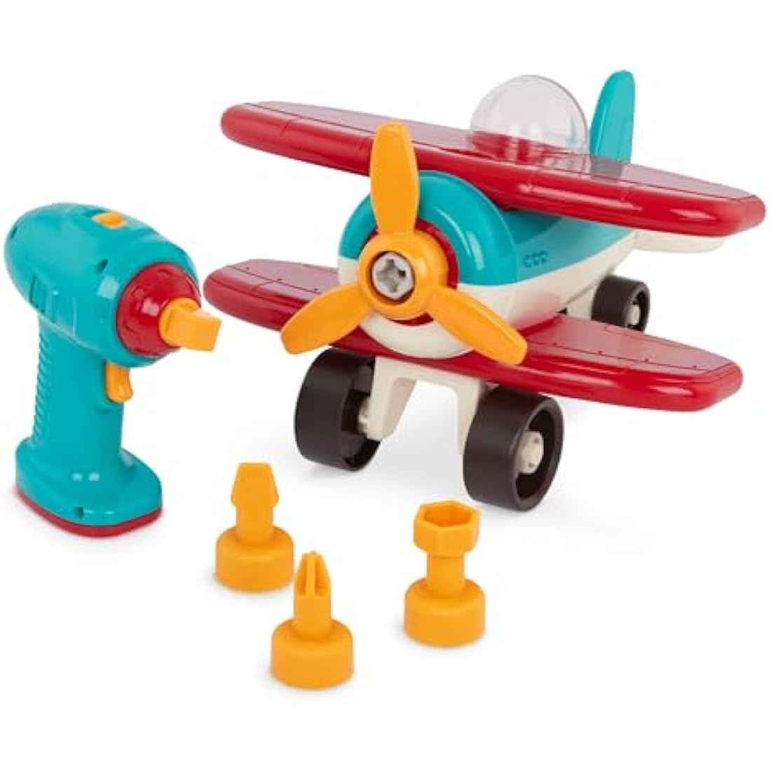 Battat Take-Apart Airplane Toy – 25pc Construction Set for Toddlers