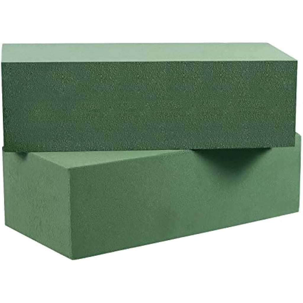 PINGEUI 8 PCS Green Floral Foam Bricks for Flower Arrangements | 22.5cm