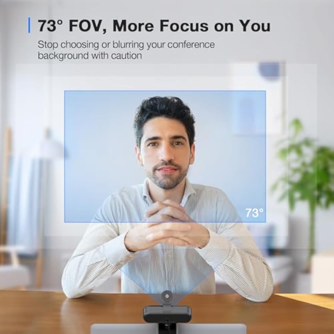 EMEET C960 4K Webcam – UHD Sony Sensor with TOF Auto Focus & Dual Mics