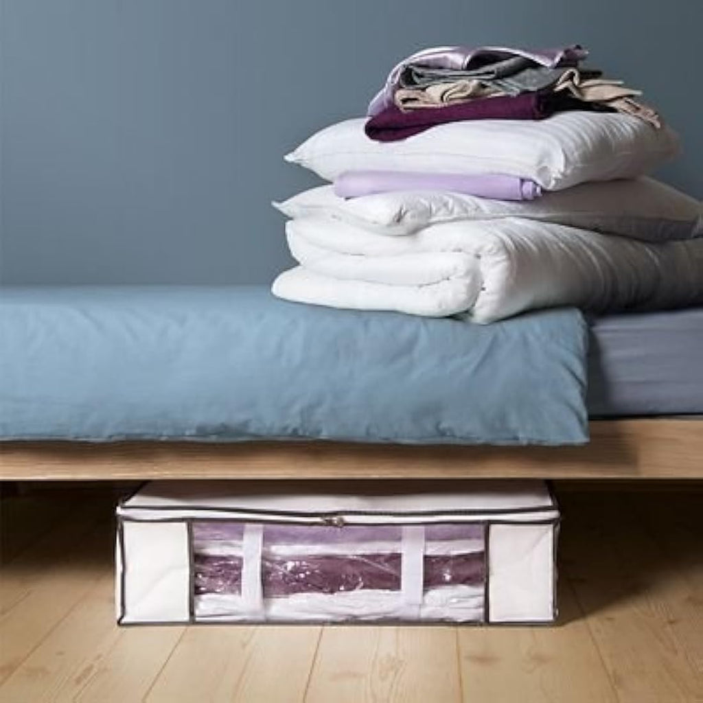 50L Vacuum Storage Tote Bag – Underbed Duvet Organizer