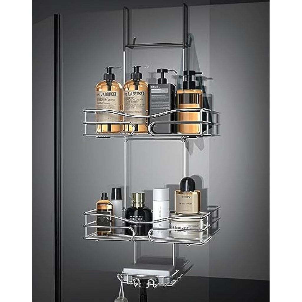 Jolof Store Over Door Shower Caddy – Rustproof Stainless Steel Organizer