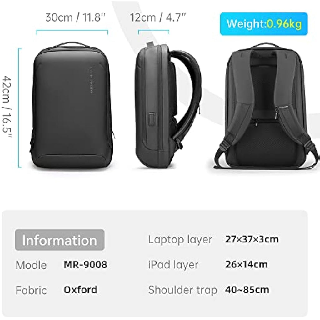 Mark Ryden Slim Hard Shell Laptop Backpack | 15.6 Inch Waterproof Business Bag