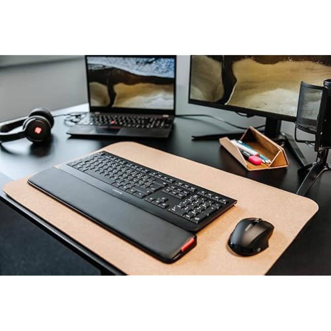CHERRY MW 3000 Wireless Ergonomic Mouse | 6-Button Optical - Black