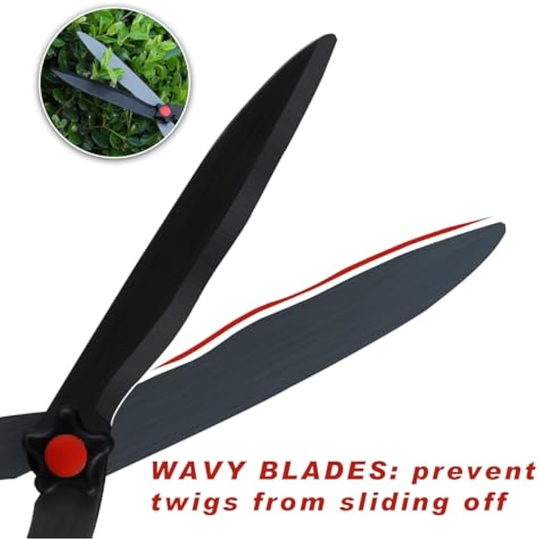 FLORA GUARD Telescopic Hedge Shears – Extendable SK5 Carbon Steel
