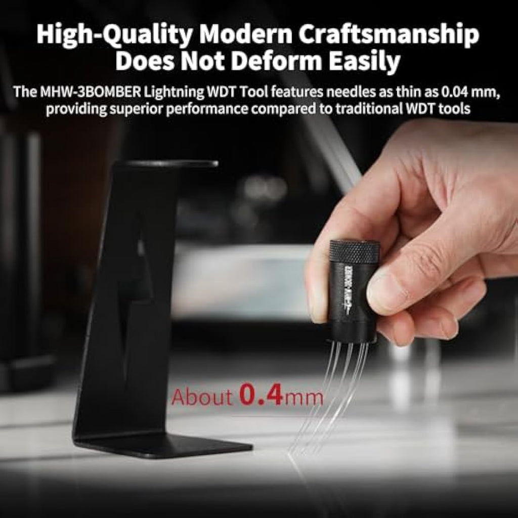 MHW-3BOMBER WDT Tool 2.0 | Adjustable Espresso Stirrer with Magnetic Stand