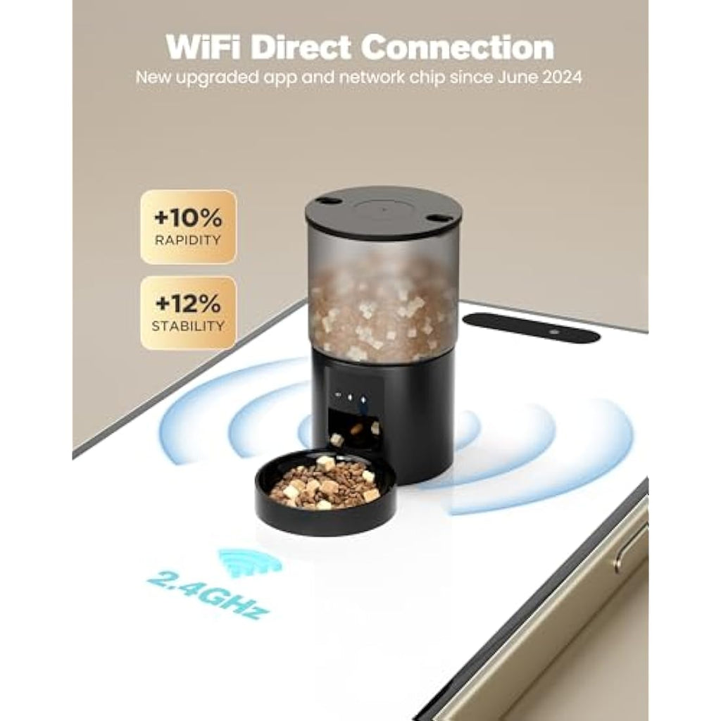 Jolof Store Automatic Cat Feeder – 4L WiFi Smart Food Dispenser with App