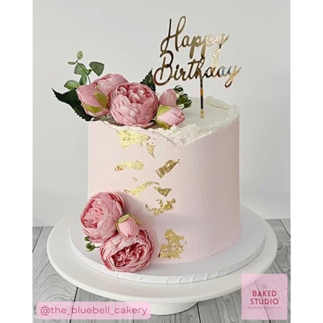 – Silk Peony and Tea Rose Artificial Bouquet, Pink, 9 Heads