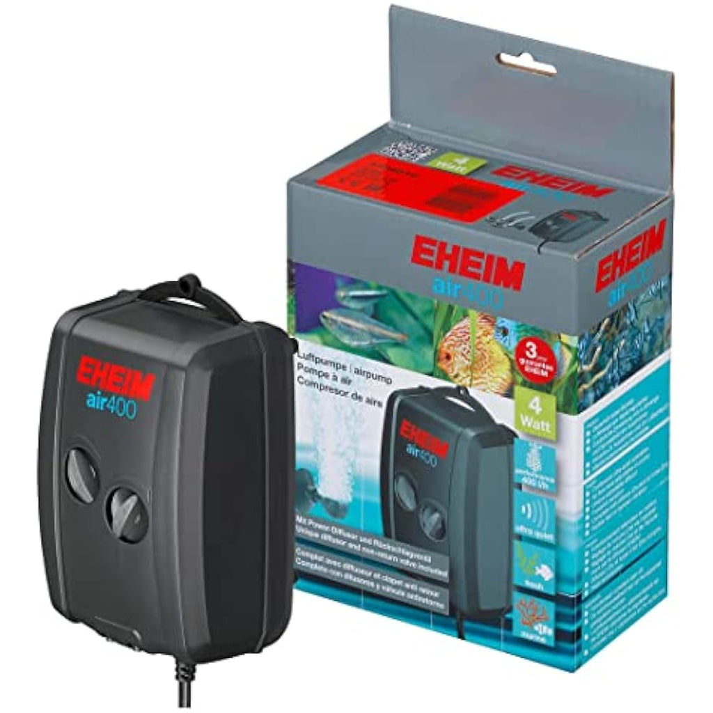 Eheim 400 Air Pump – Ultra-Quiet Adjustable Flow Aquarium Aerator