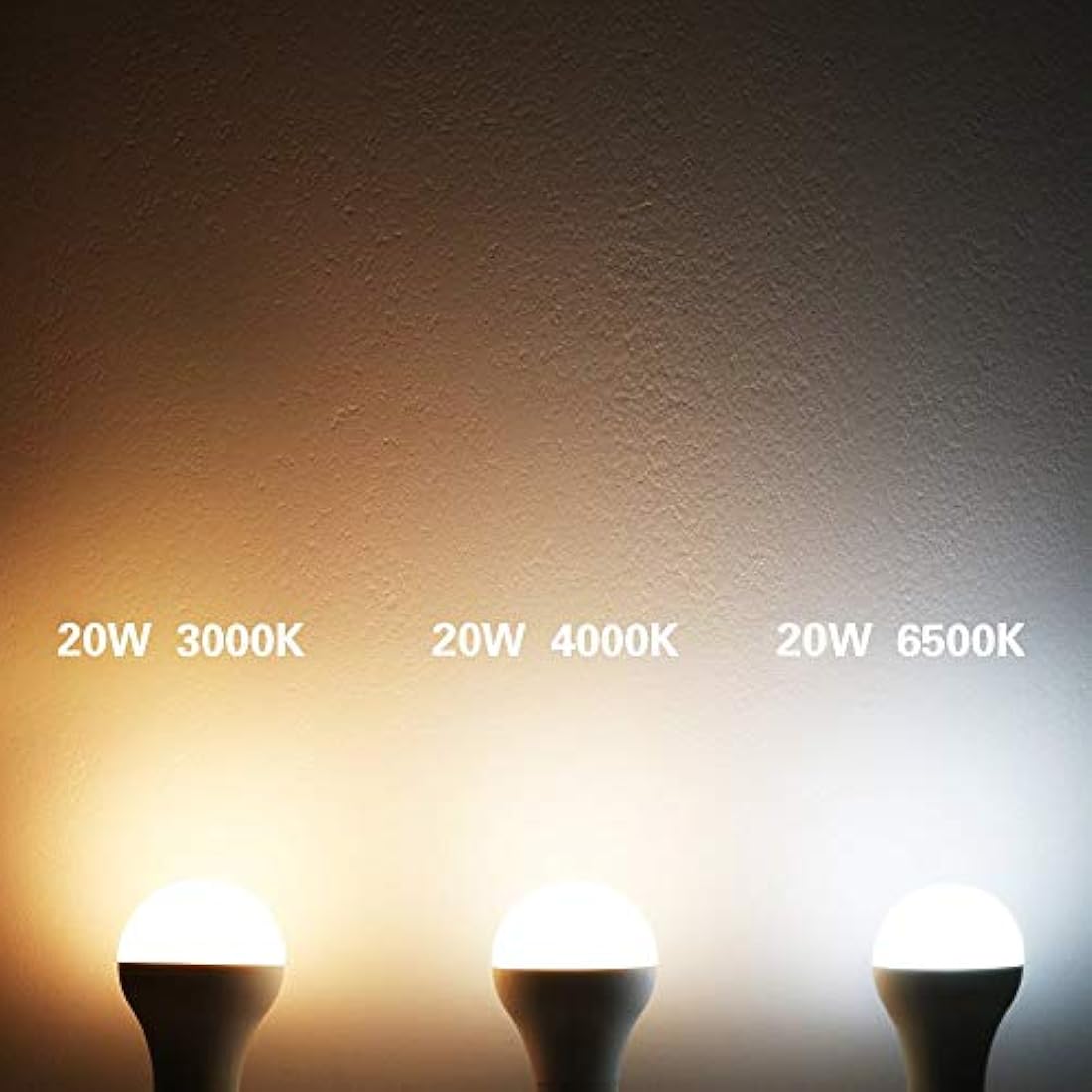 Awenia E27 LED Light Bulb 20W 2452lm Warm White 3000K A65 - 4 Pack