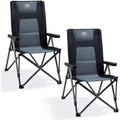 TIMBER RIDGE Heavy Duty Folding Camping Chair | 260kg Padded Recliner