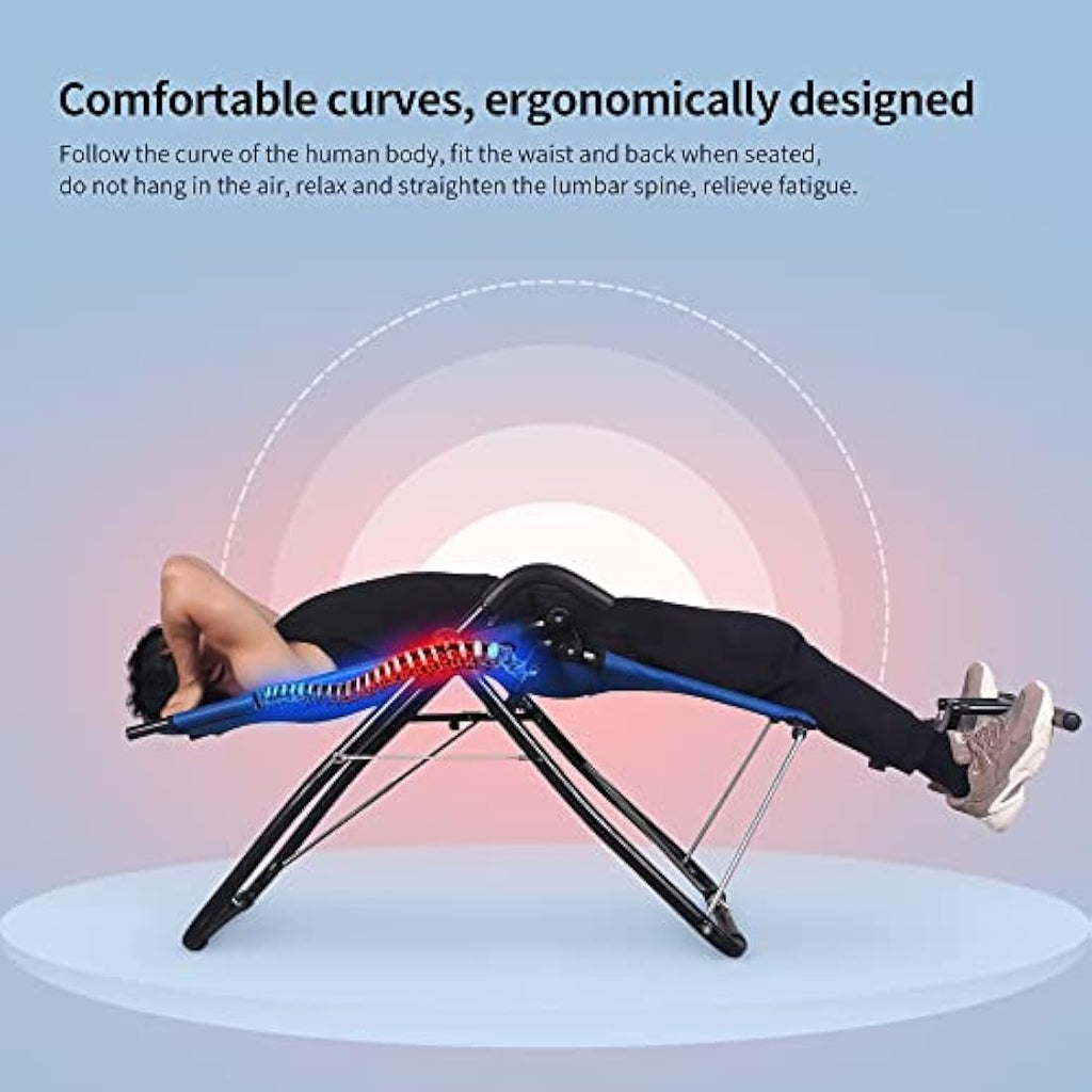 Leikefitness Ab Exercise Chair – Foldable Inversion Core Trainer