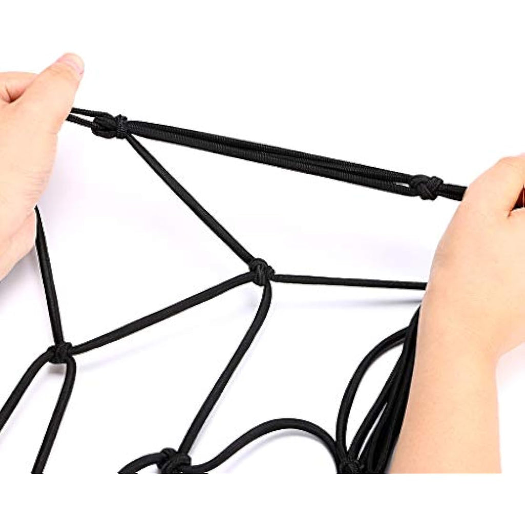 Jolof Store Heavy Duty Bungee Cargo Net with 16 Metal Carabiners