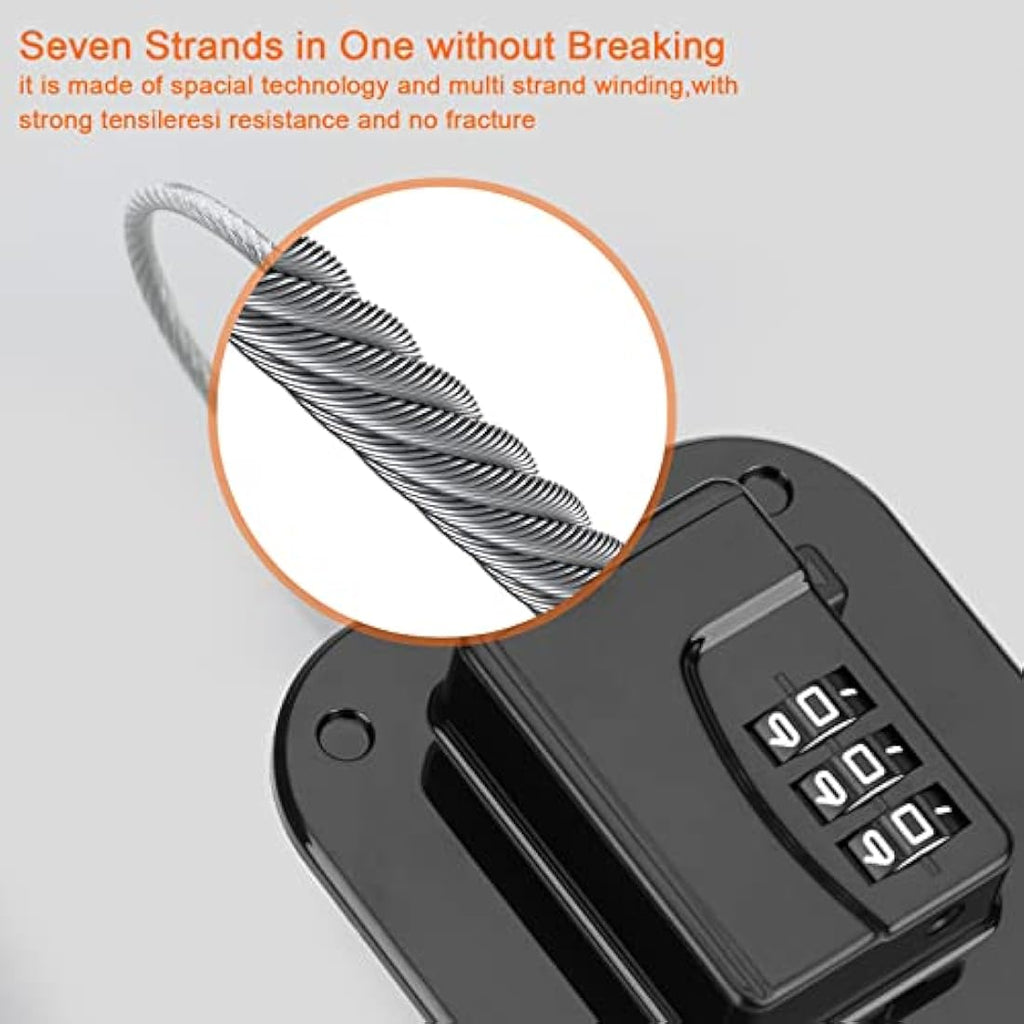 Evilsoul Password Fridge Lock – 2PCS Adhesive Child Safety Combination Lock