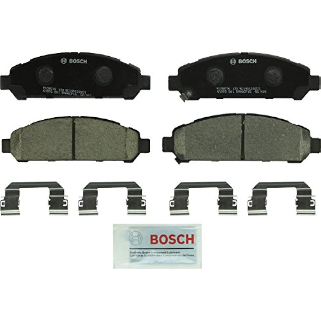 Bosch QuietCast Premium Ceramic Front Brake Pad Set for Toyota Venza