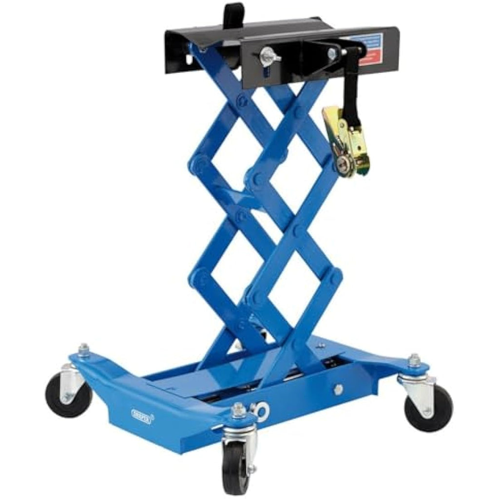 Draper 09021 Floor Transmission Jack | 200kg Scissor Action Lift