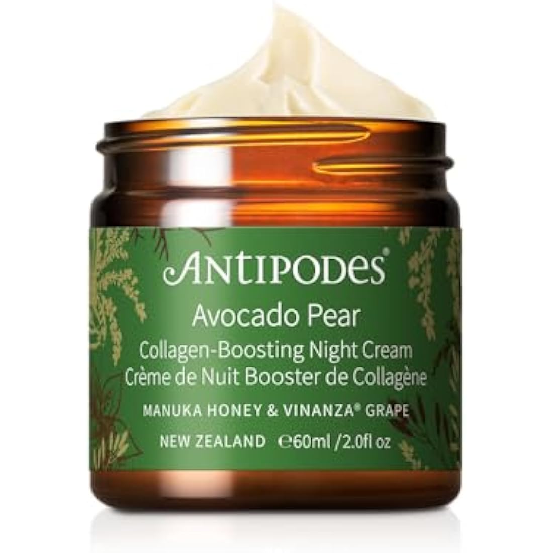 Antipodes Avocado Pear Nourishing Night Cream – Organic Moisturizer 60ml