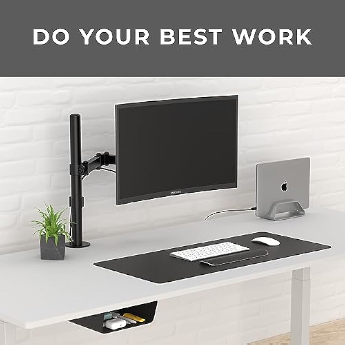 HumanCentric VESA Mount Adapter for Samsung T55 Curved 27" and 32" Monitors