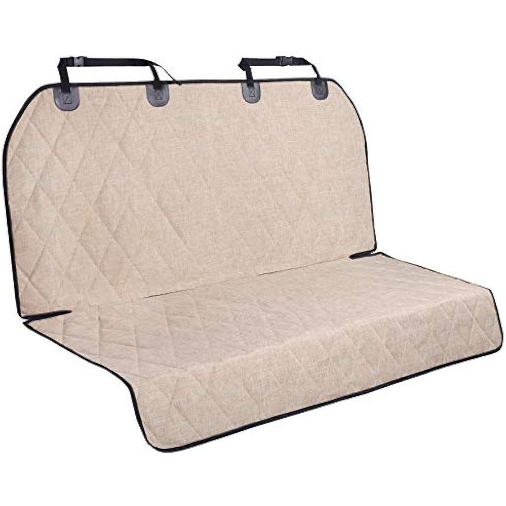 Vivaglory Dog Backseat Cover | Anti-Slip Waterproof Bench Protector, Khaki