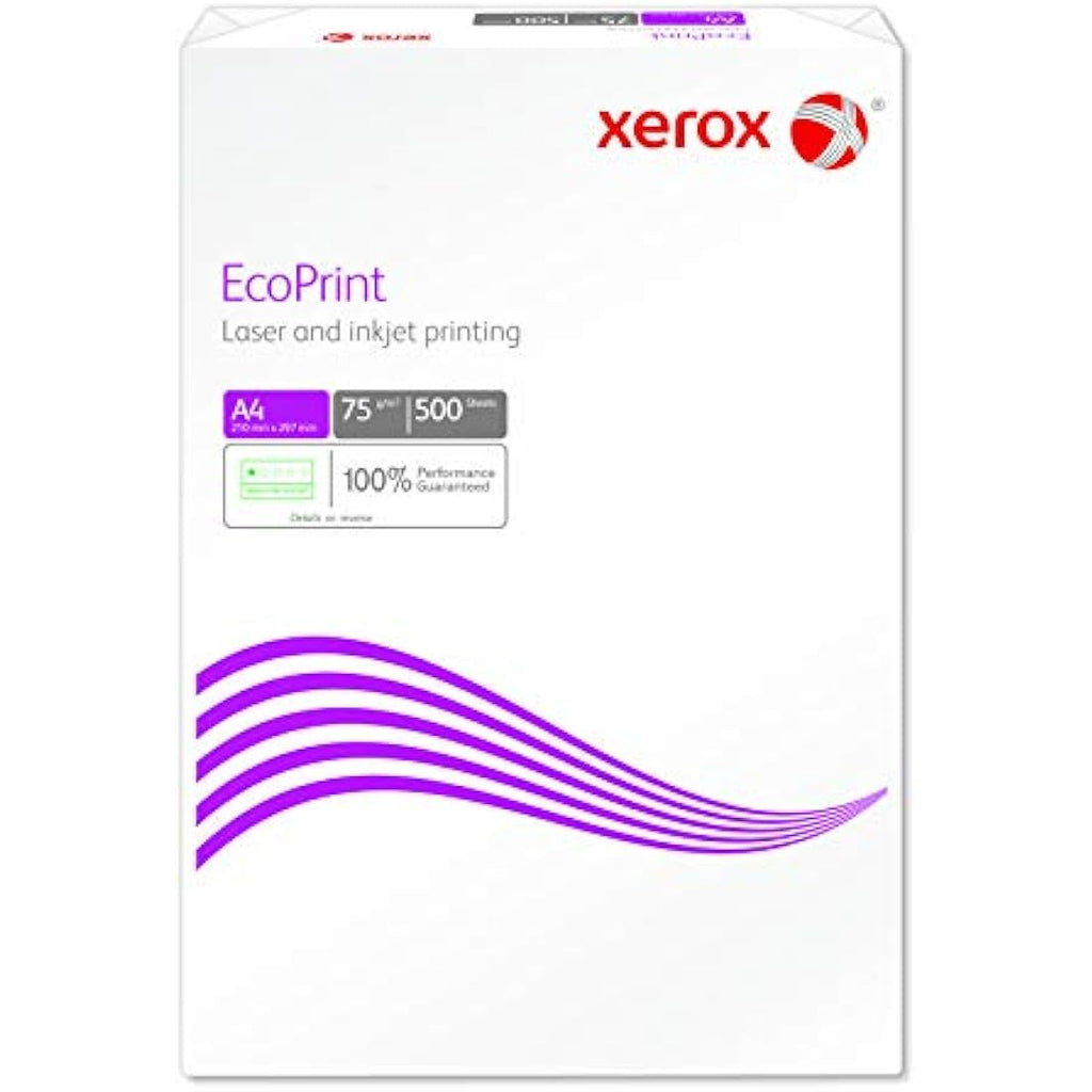 Xerox EcoPrint A4 Multifunction Paper 75g/m2 - 25,000 Sheets (10 Packs)