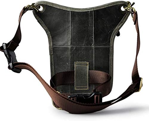 Leather Drop Leg Bag – Motorcycle Thigh Waist Fanny Pack