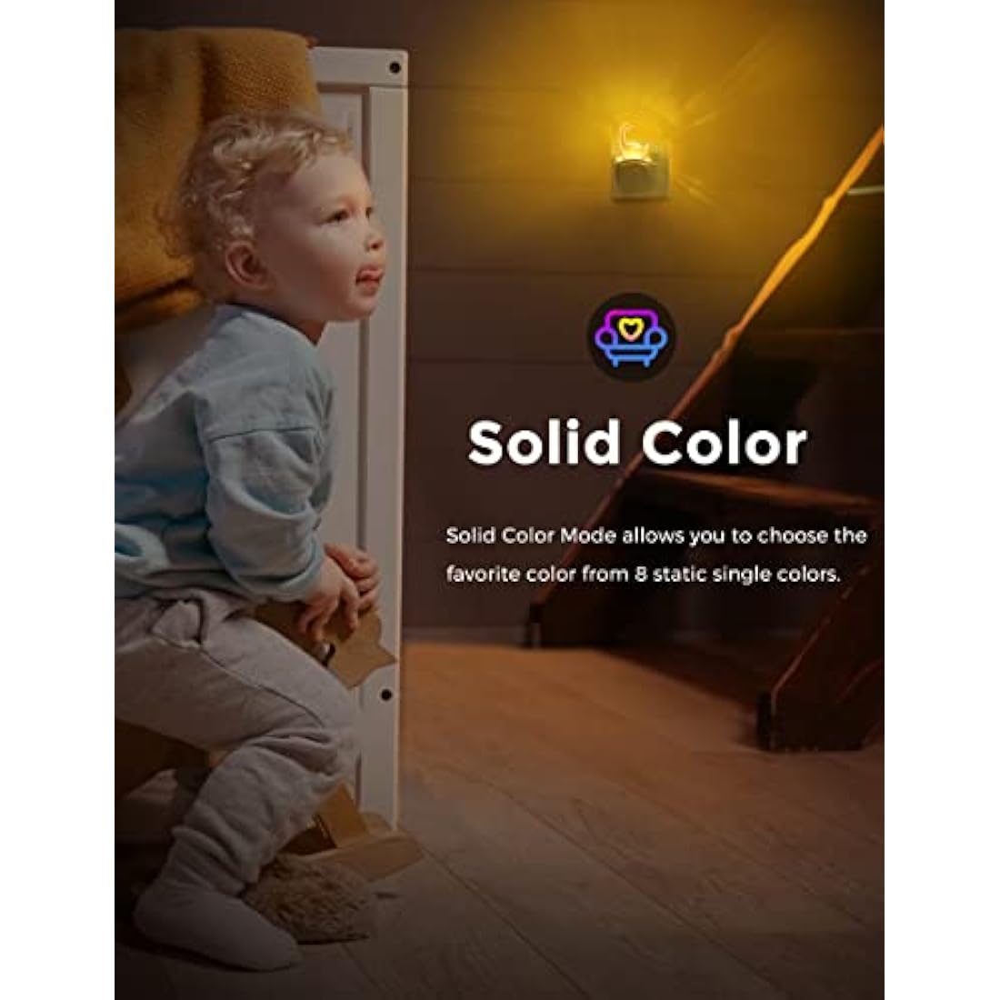 LOHAS-LED Dinosaur Night Light | Color Changing Dusk to Dawn Sensor Lamp