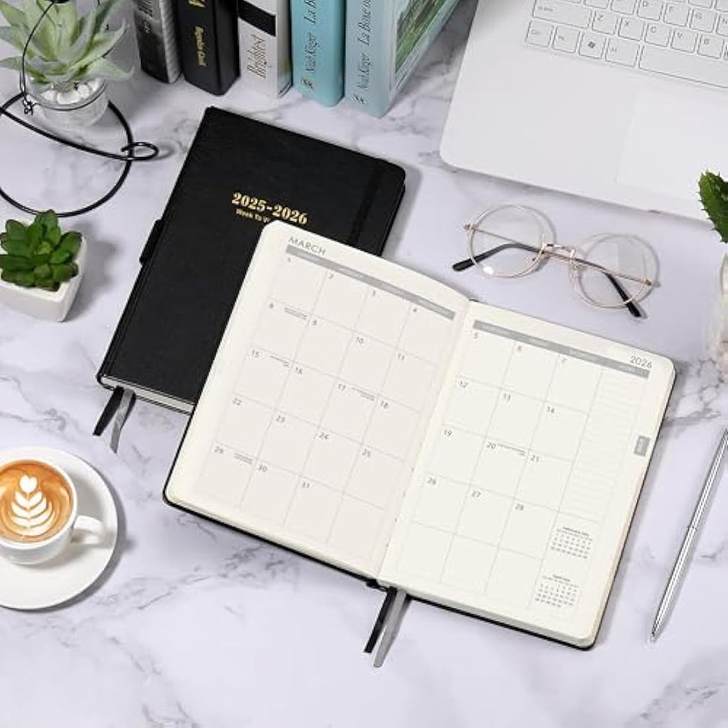 Academic Diary 2025-2026 | A5 Week to View Faux Leather
