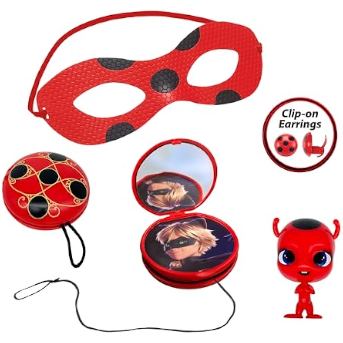 Miraculous Ladybug Role Play Set – Kids Superhero Costume with Mask
