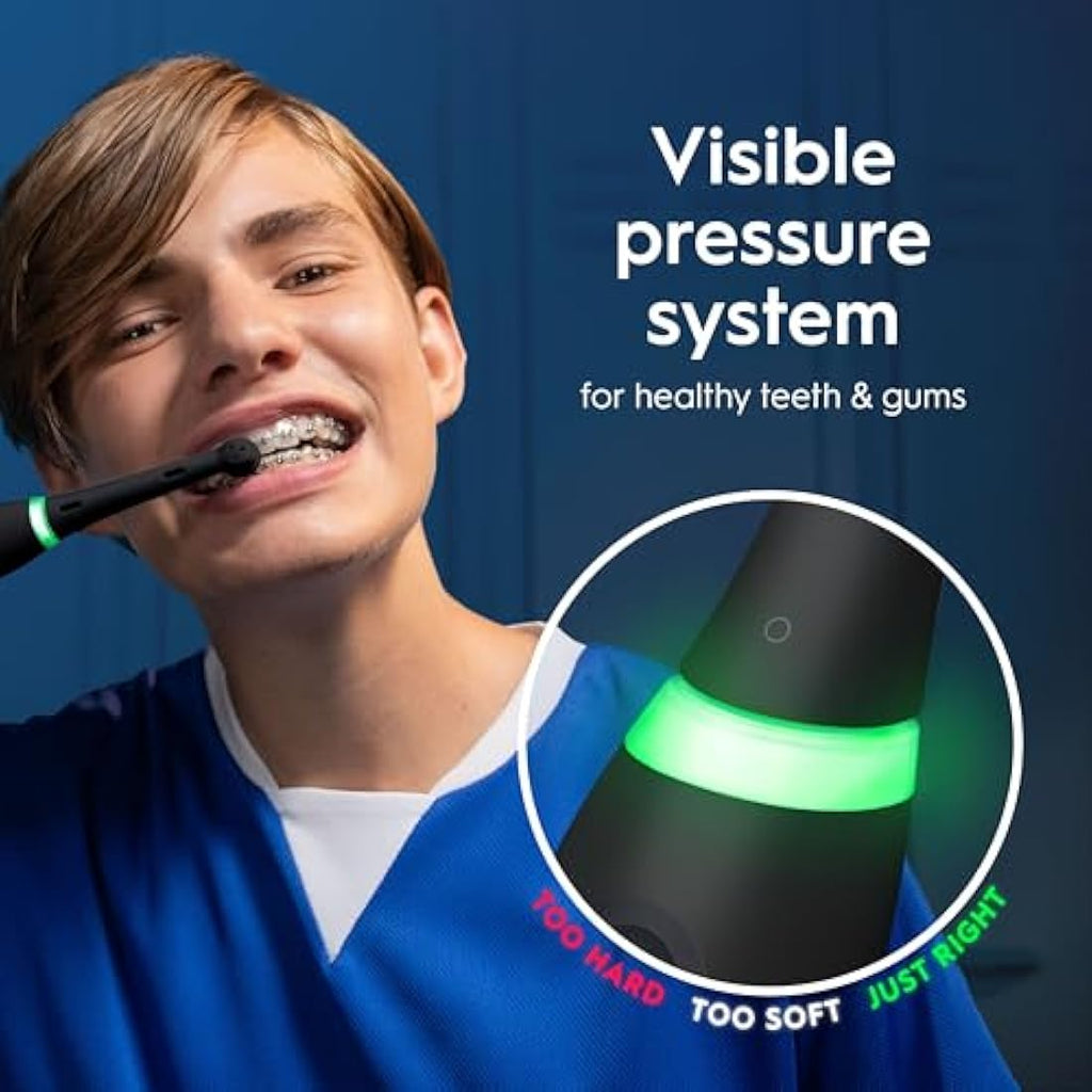 Oral-B iO5 Electric Toothbrush - Smart A.I. Cleaning & Travel Case, Black