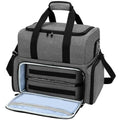 Nail Polish Organiser Bag - Holds 80 Bottles & UV Lamp, Grey