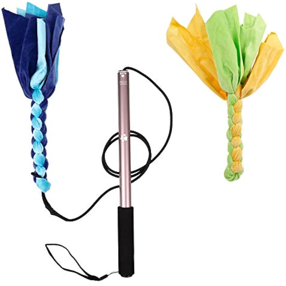 Jolof Store Flirt Pole Dog Toy – Retractable Training Wand with 2 Ropes