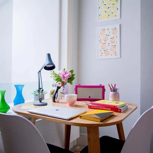 Anglepoise 90 Mini Mini Desk Lamp – Steel Blue LED USB Task Light