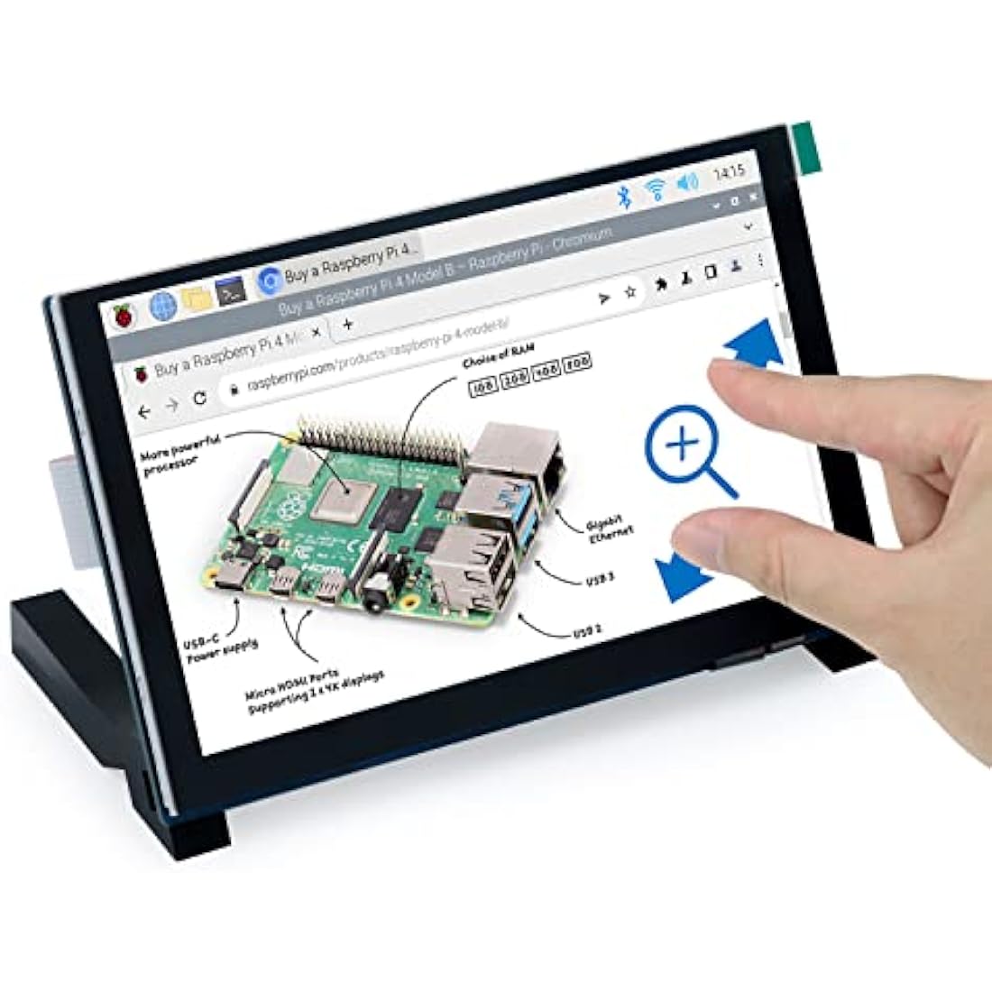 Freenove 5 Inch IPS Touchscreen Monitor for Raspberry Pi – MIPI DSI