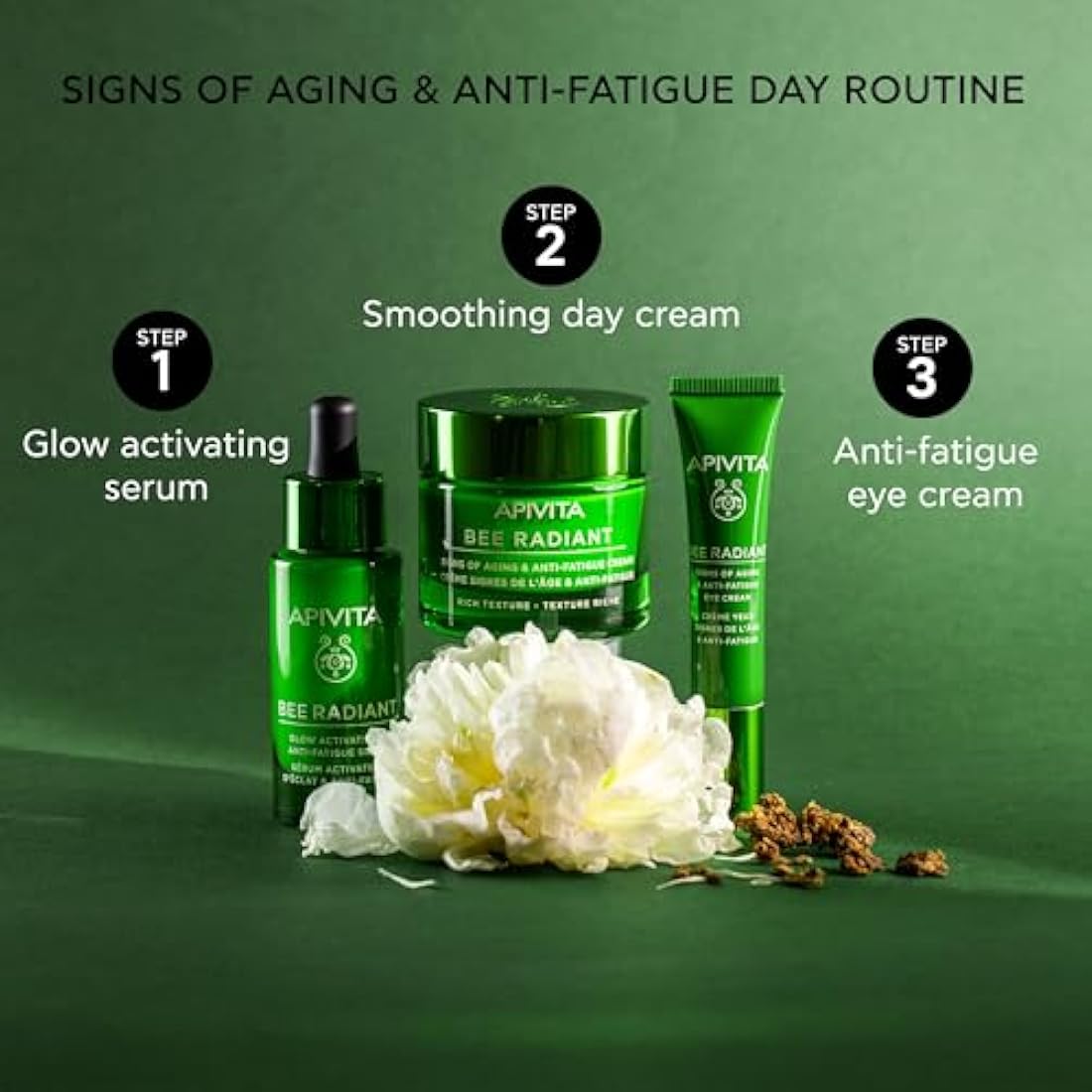 Apivita Bee Radiant Anti-Aging Face Cream for Dry Skin with Propolis - 50ml
