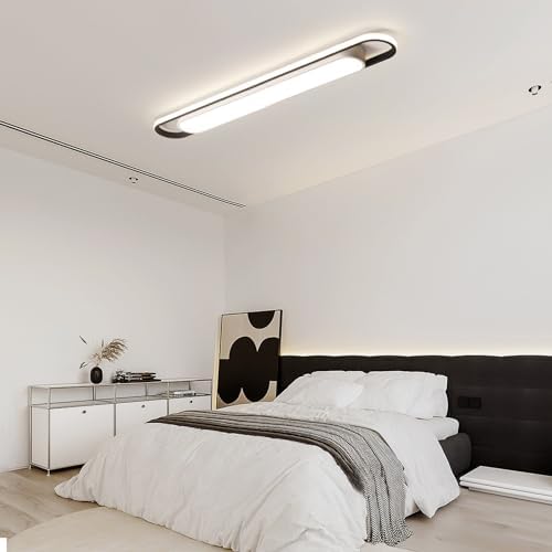Naroume Smart LED Linear Ceiling Light – Dimmable 4ft Flush Mount Lamp