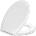 Jolof Store Soft Close Toilet Seat | Heavy Duty Oval White Lid