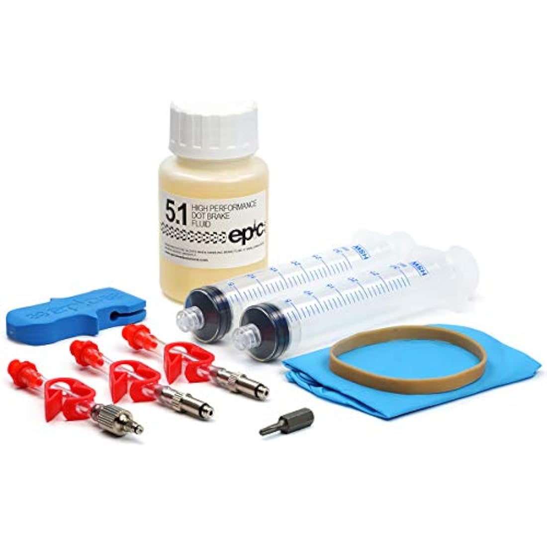 SRAM Disc Brake Bleed Kit with DOT 5.1 Fluid & Bleeding Edge Tool
