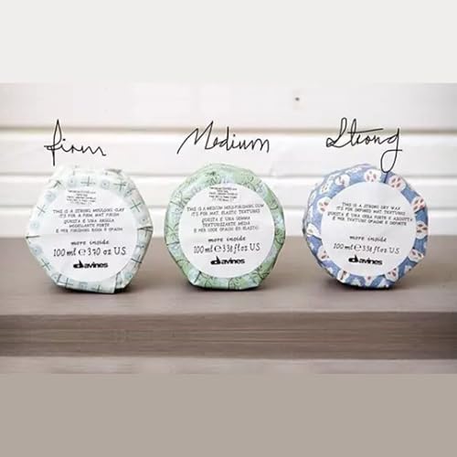 Davines More Inside Strong Moulding Clay – Matte Finish Hair Wax 75ml