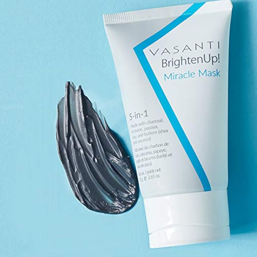 Vasanti Brighten Up! Miracle Mask – Turmeric & Charcoal Facial Mask