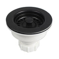 Sknrlko Kitchen Sink Drain Assembly | 114mm Plastic Strainer Basket