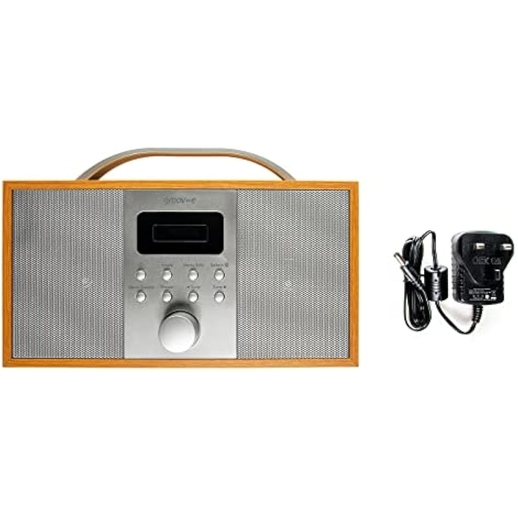 Groov-e Boston DAB & FM Digital Radio | Bluetooth & Alarm Clock - Wood