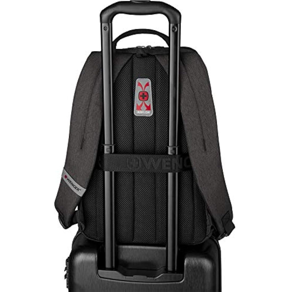 Wenger MX Reload 16" Laptop Backpack – Heather Grey, 20L Capacity