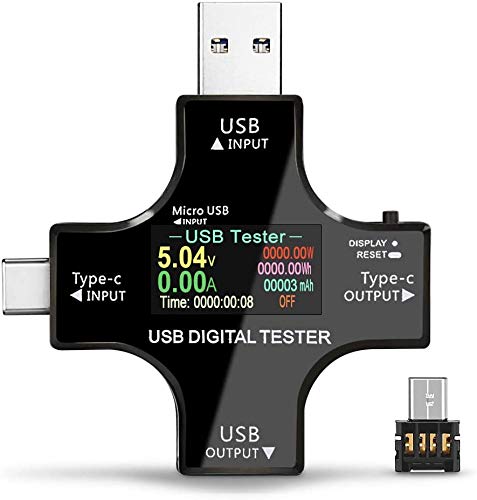 2-in-1 USB Type-C Tester | 32V 5.1A Digital Multimeter