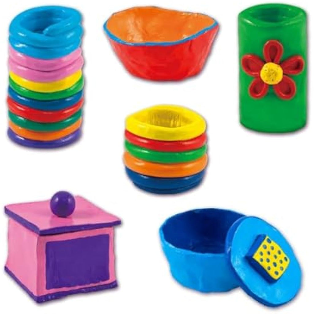 Galt First Pottery Kit – Kids Air Dry Clay Painting Set, Ages 6+
