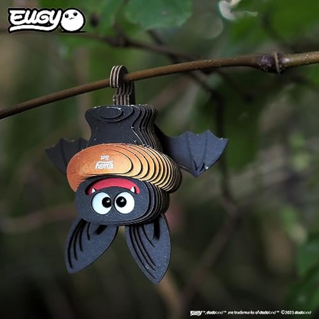 EUGY Fledermaus 3D Puzzle – Nachhaltiges Bastelset aus Karton