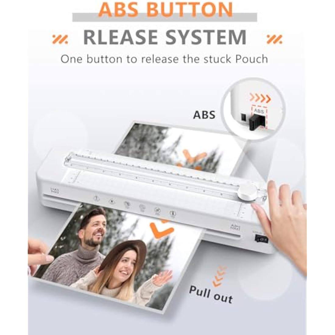 Raycial A3 Laminator Machine | Fast Warm-up Thermal & Cold Lamination